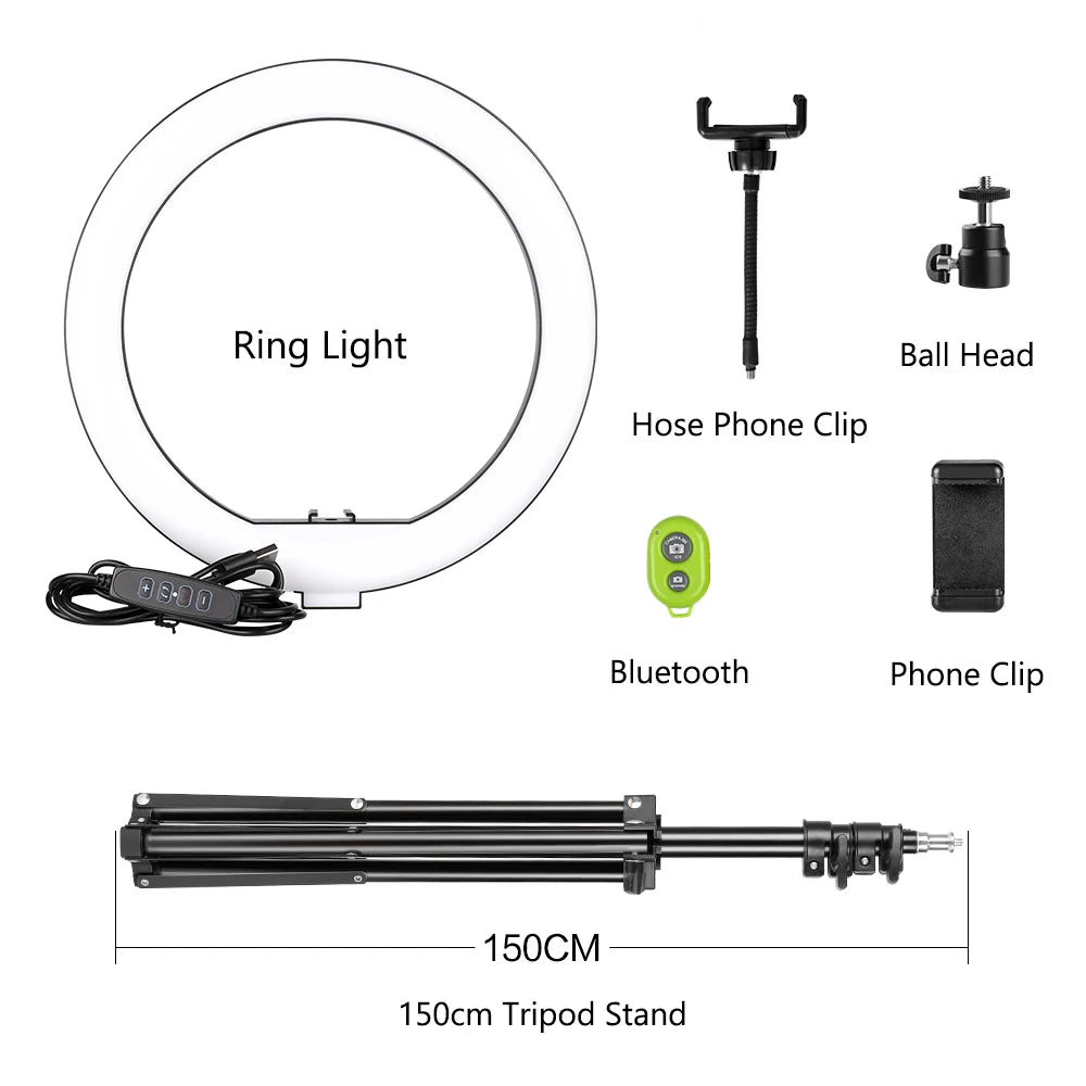 SH 10 inch 26cm Ring Light With