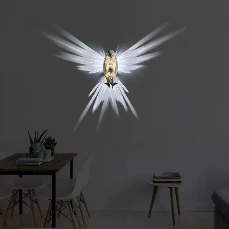 Wall Lamp Owl Eagle Shape Projector Modern