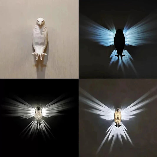 Wall Lamp Owl Eagle Shape Projector Modern