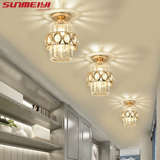 Modern Luxury Small Crystal Ceiling Lights