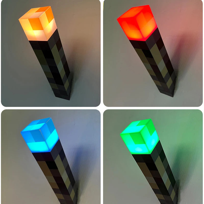 Colorful Brownstone Torch Lamp