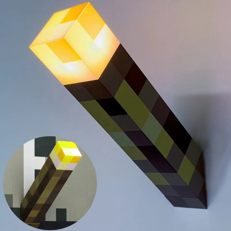 Colorful Brownstone Torch Lamp