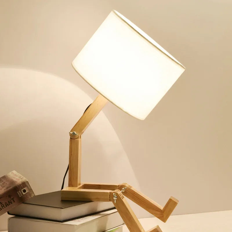 Adjusted Robot Shape Table Lamp